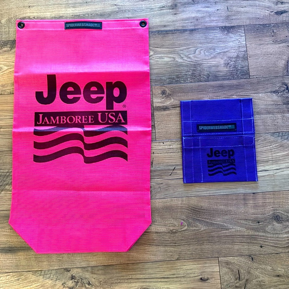 Spiderweb shade Jeep jamboree set